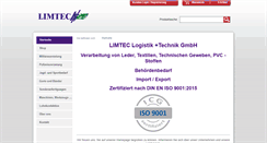 Desktop Screenshot of limtec-gmbh.com